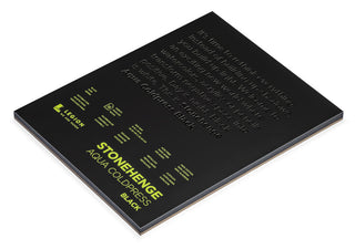 Stonehenge Aqua Coldpress Black 100% Cotton Paper Pads