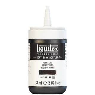 Liquitex Soft Body Acrylics - Black & Grey