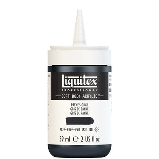 Liquitex Soft Body Acrylics - Black & Grey