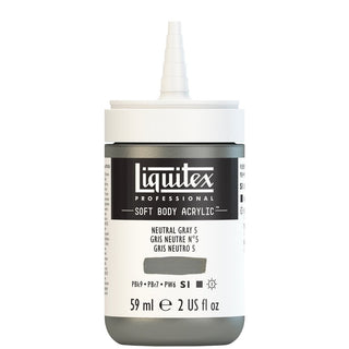 Liquitex Soft Body Acrylics - Black & Grey