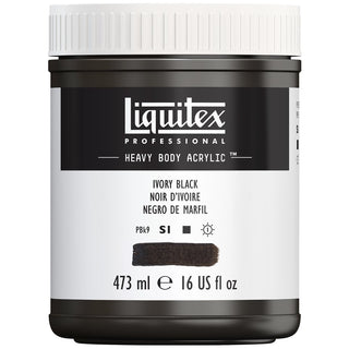 Liquitex Heavy Body Acrylics - Black & Grey