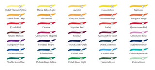 Stoneground Paint Co. Watercolour Half Pans - Modern Colours