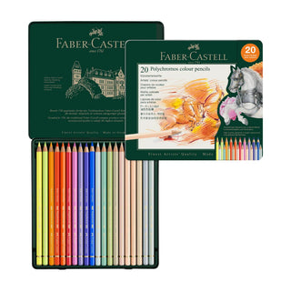 Polychromos Coloured Pencils, Set of 20 NEW Colours