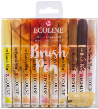 Ecoline Brush Pen Set - Skin (10pk)