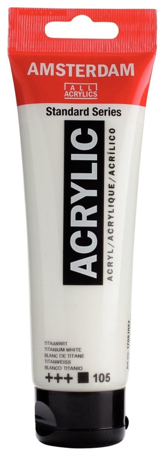 Amsterdam Acrylics, White & Yellow