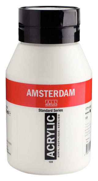 Amsterdam Acrylics, White & Yellow