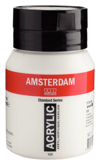Amsterdam Acrylics, White & Yellow