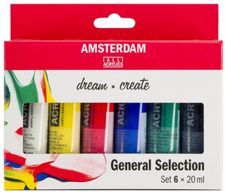 Amsterdam Acrylics General Set (6 x 20ml)