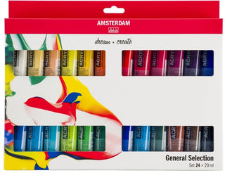 Amsterdam Acrylics General Set (24 x 20ml)
