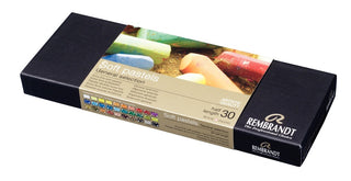 Rembrandt Soft Pastel Cardboard Box Set, 30 Half Stick General Selection