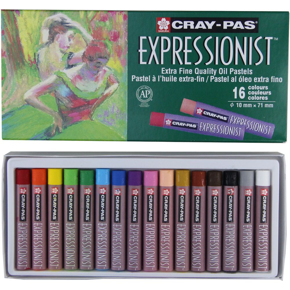 Cray-Pas Expressionist Oil Pastel Set 16 Colors – Valley Art Supply