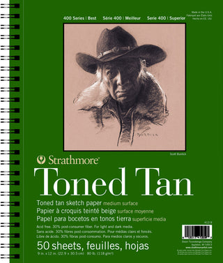 400 Series Toned Tan Sketch Pads