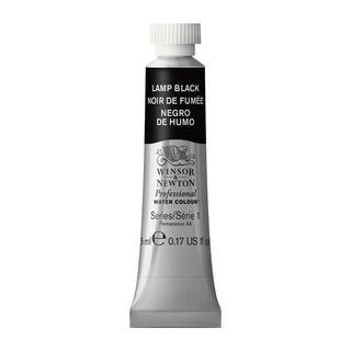 Winsor & Newton Professional Watercolour 5ml Tube - Black & Grey