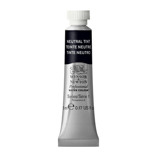 Winsor & Newton Professional Watercolour 5ml Tube - Black & Grey