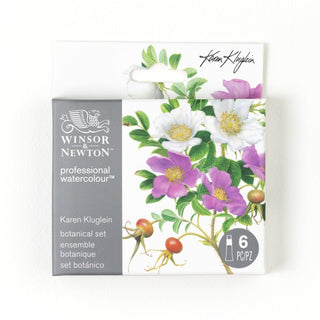 Winsor & Newton Professional Watercolour Set, 6 x 5ml Tube - Karen Klugein Botanical