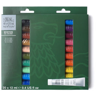 Winsor & Newton Winton Oil Colour Set, 20 x 12ml Tube