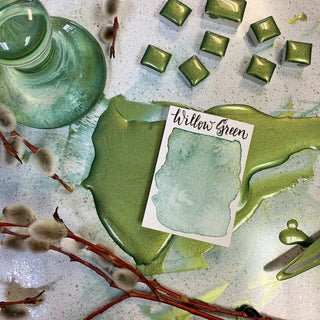 Stoneground Paint Co. Watercolour Half Pans - Group #2 (Pearlescent & Metallic)