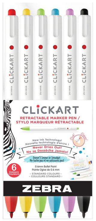 Retractable Marker Pen Set