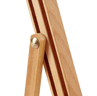 Wood Tabletop H-Frame Easel