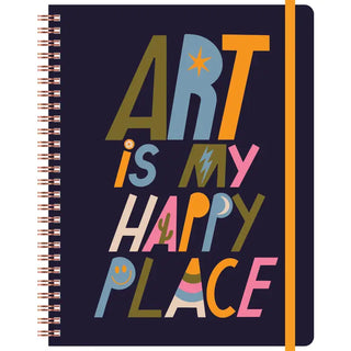 Art Is My Happy Place Sketchbook