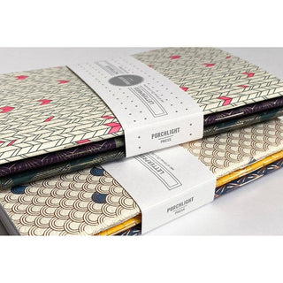 Graphic Foil Pocket Notebook Set of 3