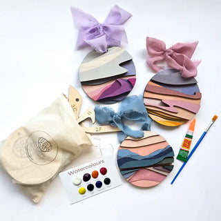 3-Ornament Paint By Number Kit