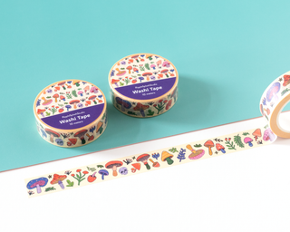 Mushroom Pattern Washi Tape