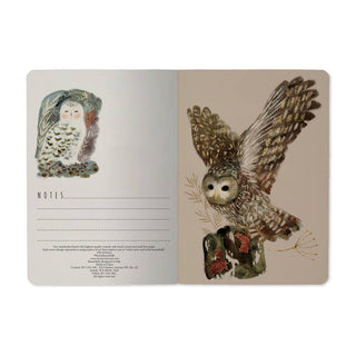 A6 Passport Notebook - Owls