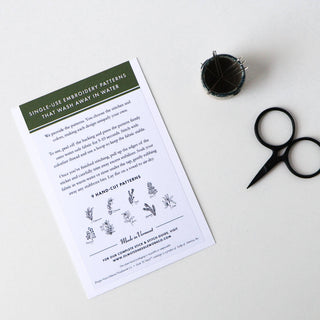 Herb Stick and Stitch Embroidery Patterns