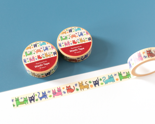 Colorful Cats Washi Tape