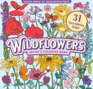 Wildflowers Adult Colouring Book