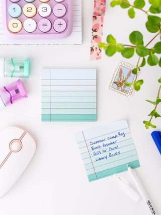 Ocean Teal Sticky Notes