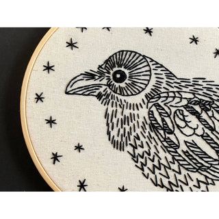 Raven Nevermore Complete Embroidery Kit