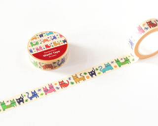 Colorful Cats Washi Tape