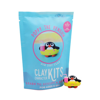 Poppy the Penguin DIY Air Dry Clay Kit
