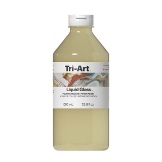 Liquid Glass Pouring Medium and Finishing Resin