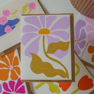 Bold Retro Daisy Card