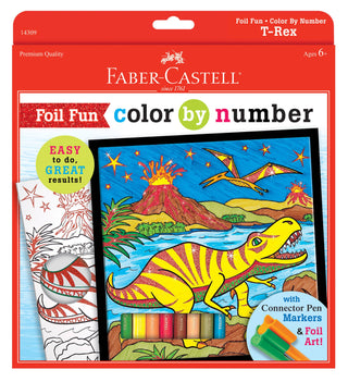 Colour by Number T-Rex
