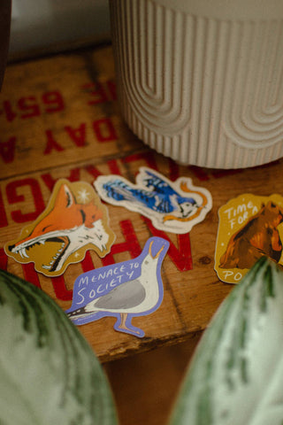 Sticker: Funny Seagull