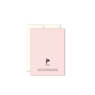 Fleurs Miniature Greeting Card