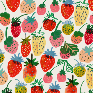Strawberries Wrapping Paper