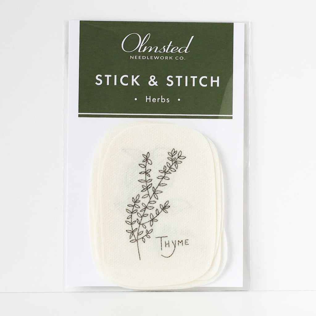 Herb Stick and Stitch Embroidery Patterns – Valley Art Supply