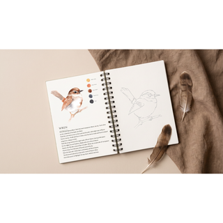 Beautiful Birds Watercolor Workbook