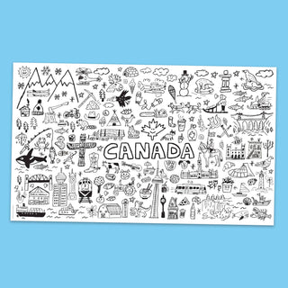 Giant Colouring Poster - Canada