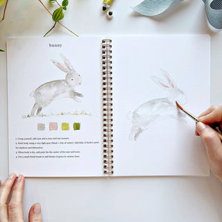 Animals Watercolour Workbook