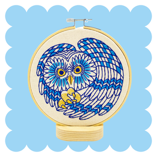 Boreal Owl Complete Embroidery Kit