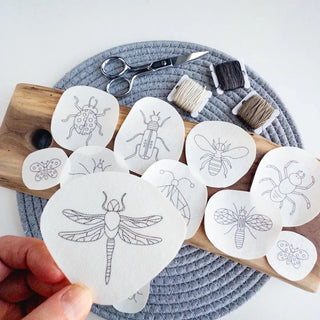 Bugs & Insects Stick and Stitch Embroidery Patterns