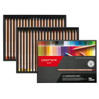 Luminance 6901 Coloured Pencils, Box of 40