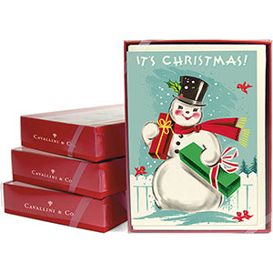 Cavallini & Co. Snowman Christmas Boxed Notes