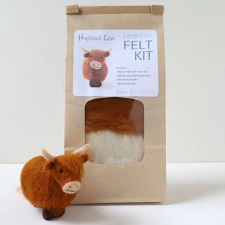 Highland Cow - Needle Felting Kit